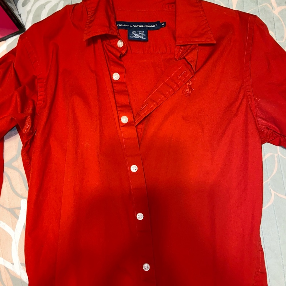 red ralph lauren button down
